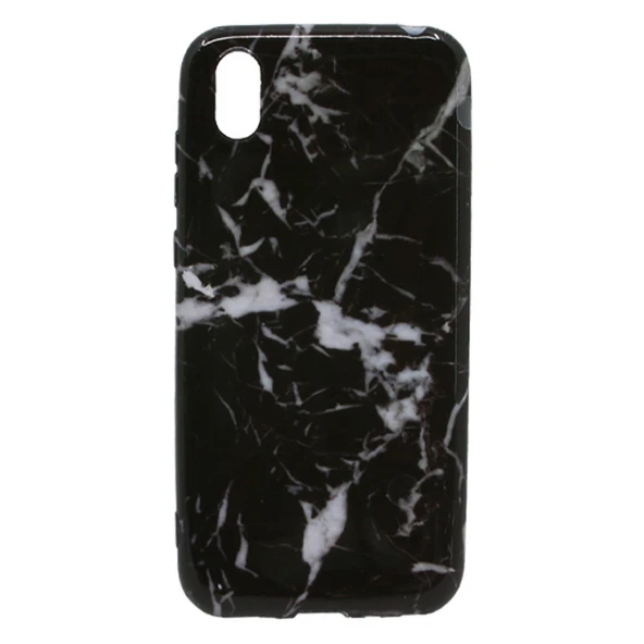 Nettech Apple iPhone XS Uyumlu Mermer Desenli Arka Koruma Kılıf NT-28592 ürün görseli 1