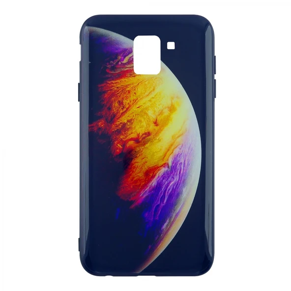 Nettech Samsung Galaxy J600 J6 Uyumlu Desenli Seri Arka Koruma Kılıf NT-27671 ürün görseli 1