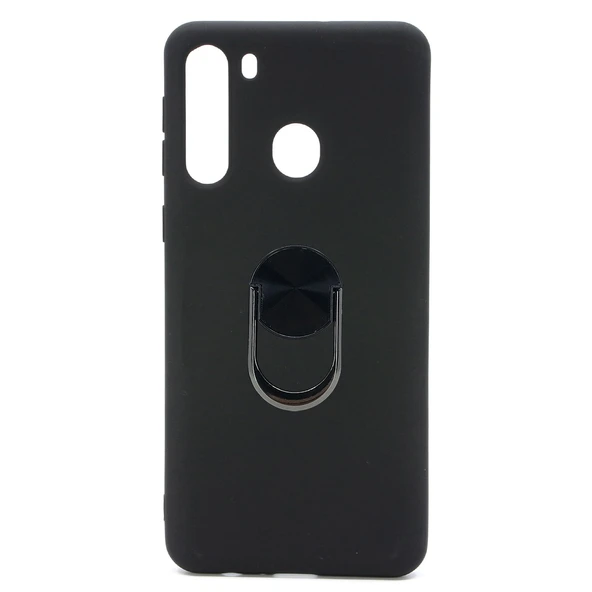 Nettech Samsung Galaxy A21 Uyumlu Leather Ring Nano Arka Koruma Kılıf NT-83010 ürün görseli 1