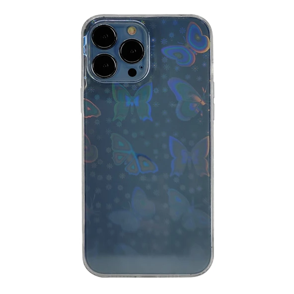 Nettech Apple iPhone 13 Pro Max Uyumlu Gölge Neon Desen Arka Koruma Kılıf NT-94934 ürün görseli 1