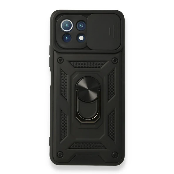 Nettech Xiaomi Mi 11 Lite Uyumlu Kızaklı Panzer Seri Arka Koruma Kılıf NT-86255 ürün görseli 1
