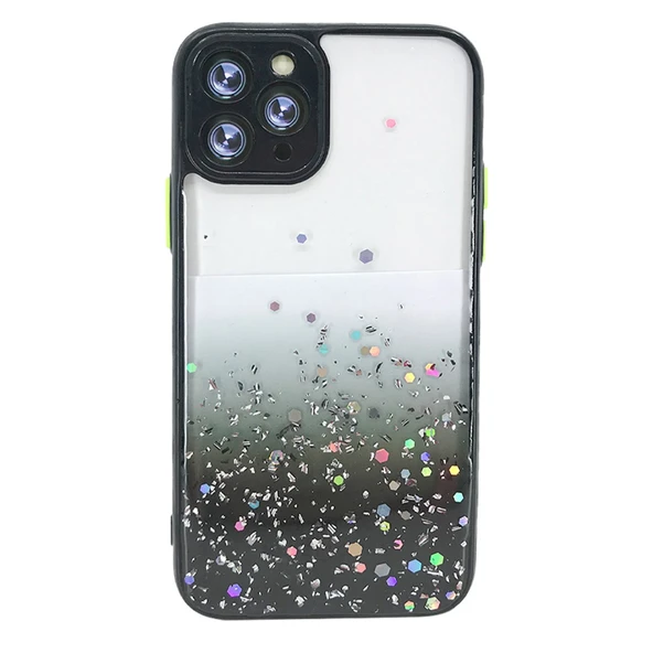 Nettech Apple iPhone 11 Pro Uyumlu Kamera Korumalı Simli Arka Koruma Kılıf NT-82952 ürün görseli 1