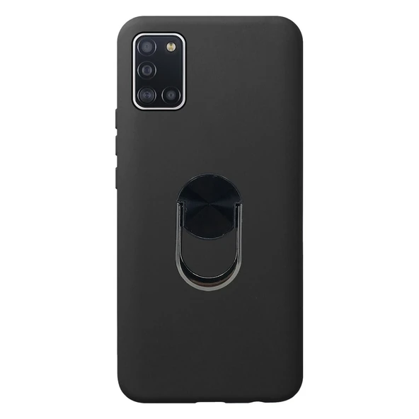 Nettech Samsung Galaxy A31 Uyumlu Leather Ring Nano Arka Koruma Kılıf NT-83076 ürün görseli 1