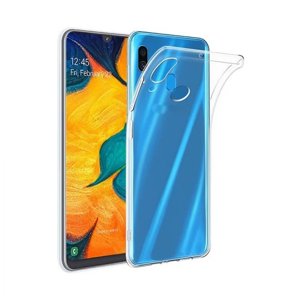 Baseus Samsung Galaxy A20 Uyumlu Tıpalı Şeffaf Seri Arka Koruma Kılıf VR-14917 ürün görseli 1