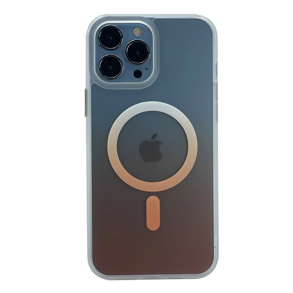 Nettech Apple iPhone 13 Pro Uyumlu Transparan Magsafe Seri Arka Koruma Kılıf NT-97970 ürün görseli 1