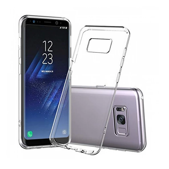 Nettech Samsung Galaxy G955 S8 Plus Uyumlu Tıpalı Şeffaf Seri Arka Koruma Kılıf VR-12138 ürün görseli 1