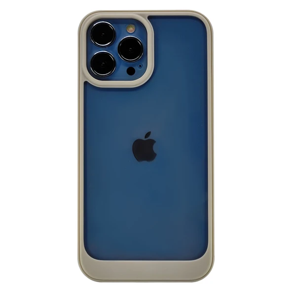 Nettech Apple iPhone 13 Pro Uyumlu Solid Frame Arka Koruma Kılıf NT-95828 - Resim 7