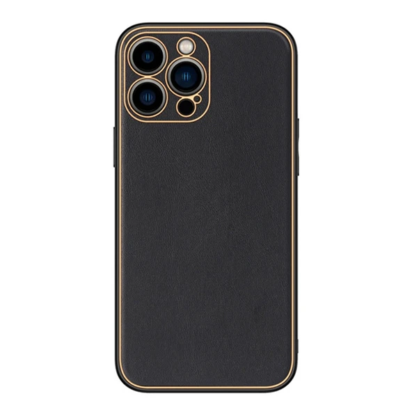 Nettech Apple iPhone 14 Pro Uyumlu Coco Leather Seri Arka Koruma Kılıf NT-99748 ürün görseli 1