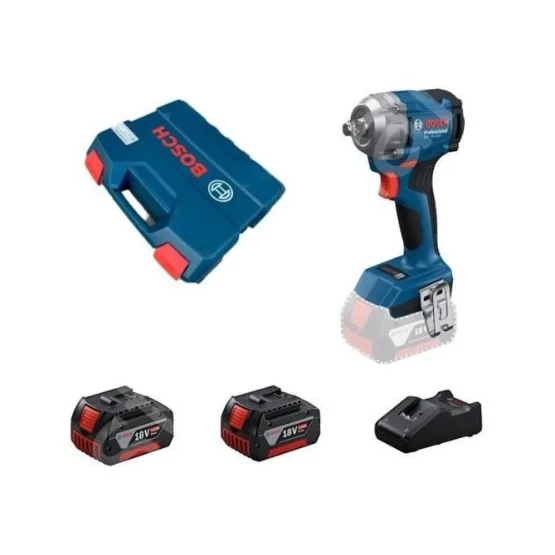 Bosch Profesyonel GDS 18V-350 2X5.0AH Çift Akülü Darbeli Somun Sıkma Makinesi ürün görseli 1