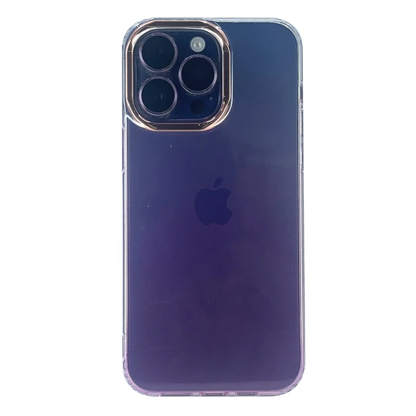 Nettech Apple iPhone 14 Pro Uyumlu Sert Gökkuşağı Seri Arka Koruma Kılıf NT-97913 ürün görseli 1