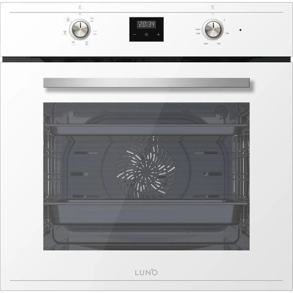 Luno Ankastre Cam Fırın 60 cm Beyaz F6502W01 ürün görseli 1