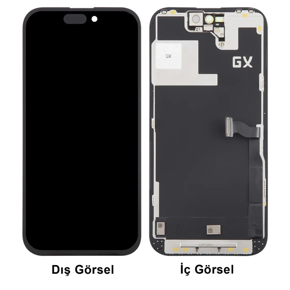 Teknonet Apple iPhone 14 Pro Uyumlu GX Oled Lcd+Dokunmatik+Çıtalı NT-110187 ürün görseli 1