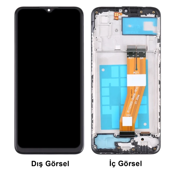 Teknonet Samsung Galaxy A03 Uyumlu Hk Lcd+Dokunmatik+Çıtalı NT-108159 ürün görseli 1