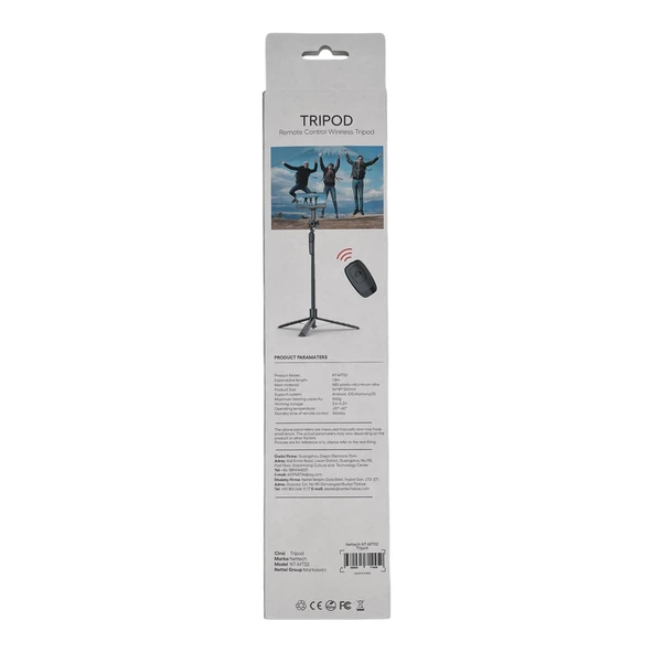 Nettech NT-MT02 Telefon Tripod Standı NT-106751 - Resim 3