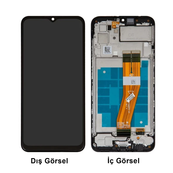 Teknonet Samsung Galaxy A02S Uyumlu Hk Lcd+Dokunmatik+Çıtalı NT-108166 ürün görseli 1