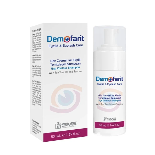Demofarit Eyelid Eyelash Care Göz Çevresi ve Kirpik Temizleme Şampuanı 50 ML ürün görseli 1