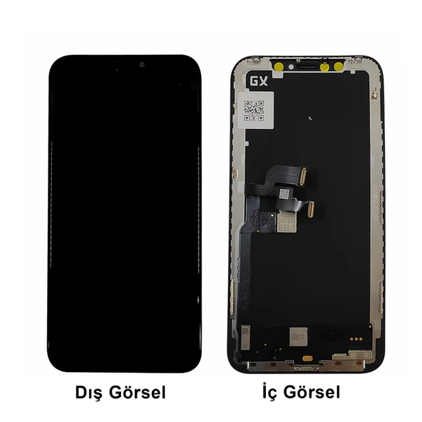 Teknonet Apple iPhone X Uyumlu GX Oled Lcd+Dokunmatik+Çıtalı VR-15445 ürün görseli 1