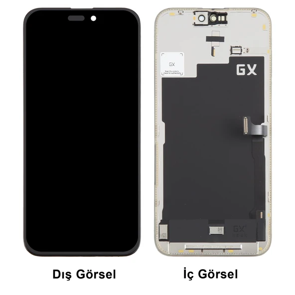 Teknonet Apple iPhone 15 Pro Max Uyumlu GX Oled Lcd+Dokunmatik+Çıtalı NT-110191 ürün görseli 1