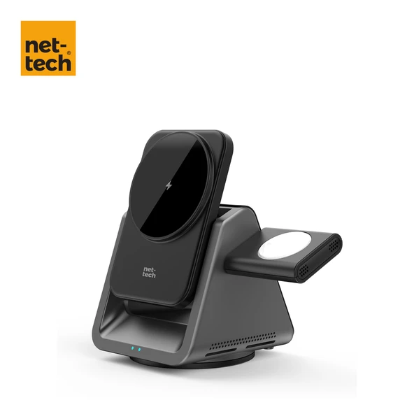 Nettech NT-WCH05 3 in 1 15W Kablosuz Wireless Şarj NT-WCH05 ürün görseli 1