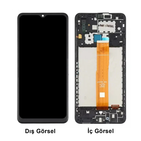 Teknonet Samsung Galaxy A02 Uyumlu Hk Lcd+Dokunmatik+Çıtalı NT-108160 ürün görseli 1