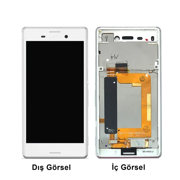 Teknonet Sony Xperia M4 Dual Uyumlu Org Lcd+Dokunmatik+Çıtalı VR-2996 ürün görseli 1