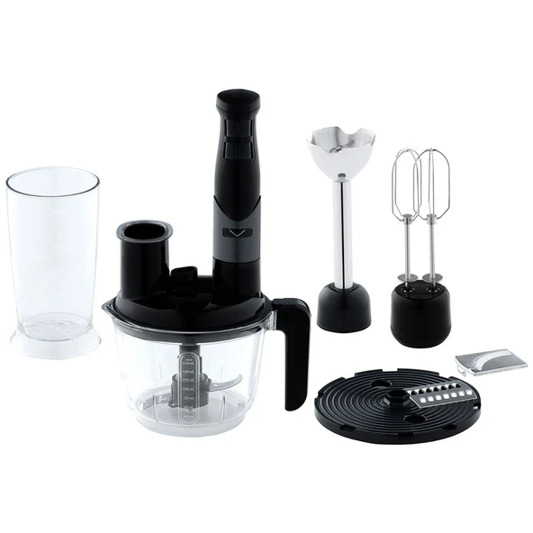 Vestel Siyah Ziyafet 8500 Dx Multi Blender Set Plastik  800 - 1200 Watt G 220 - 240 V Metal Resmi Dis ürün görseli 1