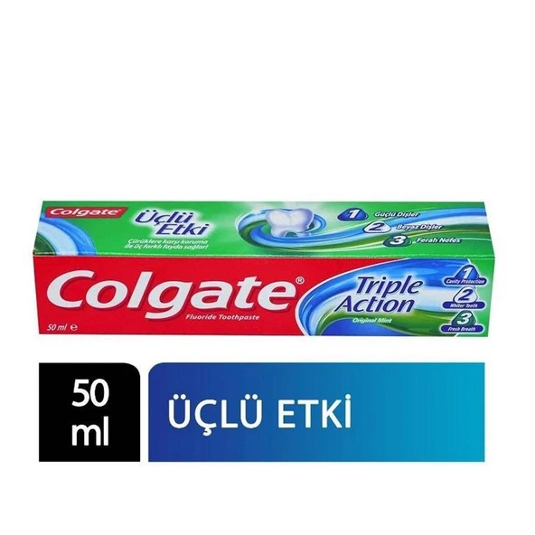 Colgate Üçlü Etkili Diş Macunu 50ML ürün görseli 1