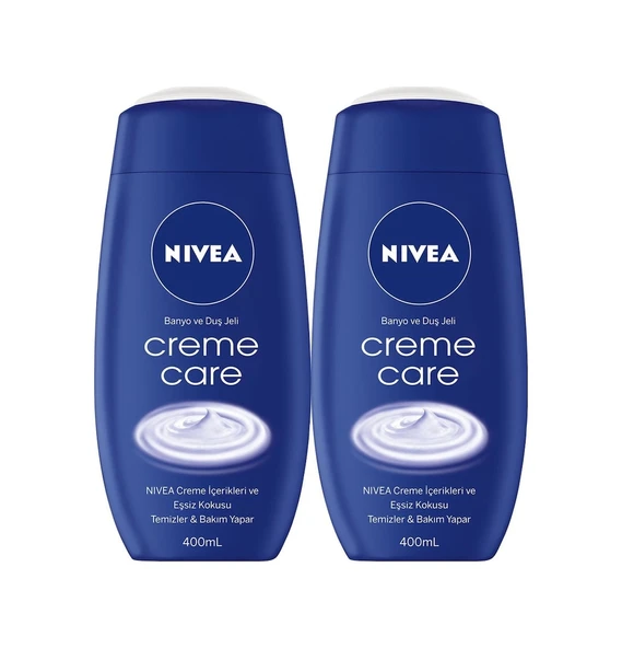 Nivea Creme Care Banyo ve Duş Jeli 400 ML x 2 ürün görseli 1
