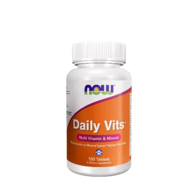 Now Daily Vits Multivitamin Mineral 100 Tablet ürün görseli 1