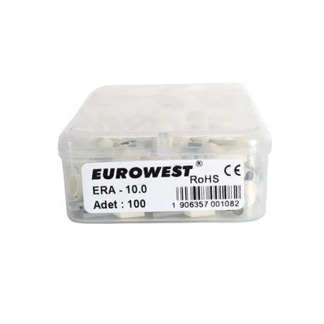 Eurowest 10,00mm Bej İzoleli Yüksük ( 1 Kutu 100 Adet ) ürün görseli 1