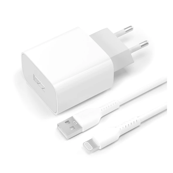 Teknonet TN-HCH06 10W 2100 mAh Lightning Kablo + Şarj Aleti NT-92562 ürün görseli 1