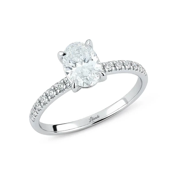 1.17 Ct Pırlanta Oval Tektaş Yüzük ürün görseli 1