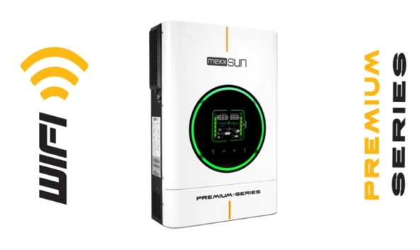 Mexxsun - İnges 4 KW MPPT AKILLI PREMIUM INVERTER - 24 VOLT 4000 WATT Wİ-Fİ / DUAL OUTPUT İNVERTÖR ürün görseli 1