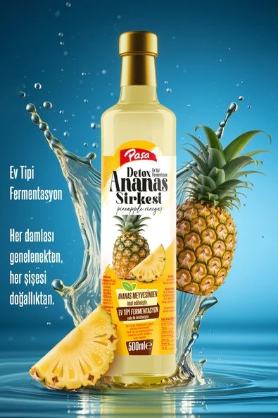 Detoks Ananas Sirkesi 500 ml ürün görseli 1