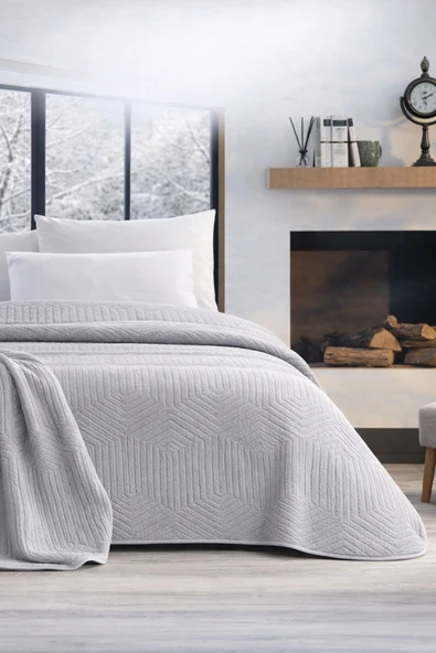 Özdilek Prestige Kalın Embos Çift Kişilik Battaniye (220x240)-Gri Yeni ürün görseli 1