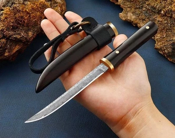 Japon Tanto Efsane Model Damascus ürün görseli 1