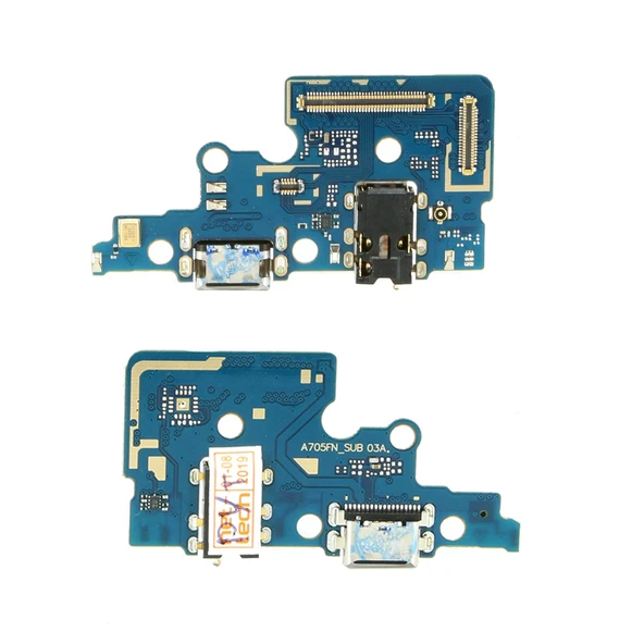Teknonet Samsung Galaxy A70 Uyumlu Bordlu Şarj - Kulaklık Soketi NT-31779 ürün görseli 1