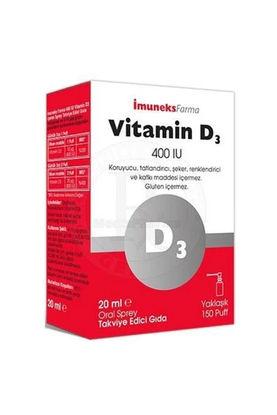 Farma Vitamin D3 400 Iu ürün görseli 1