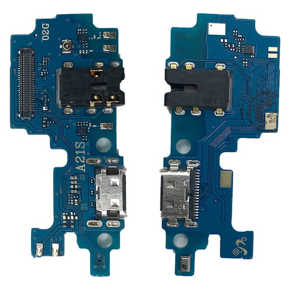 Teknonet Samsung Galaxy A21S Uyumlu Bordlu Şarj - Kulaklık Soketi NT-1245 ürün görseli 1