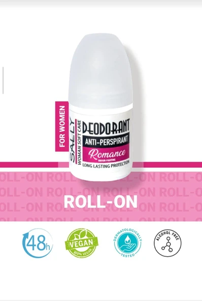 Antiperspirant VEGAN  ter önleyici roll-on ROMANCE ürün görseli 1