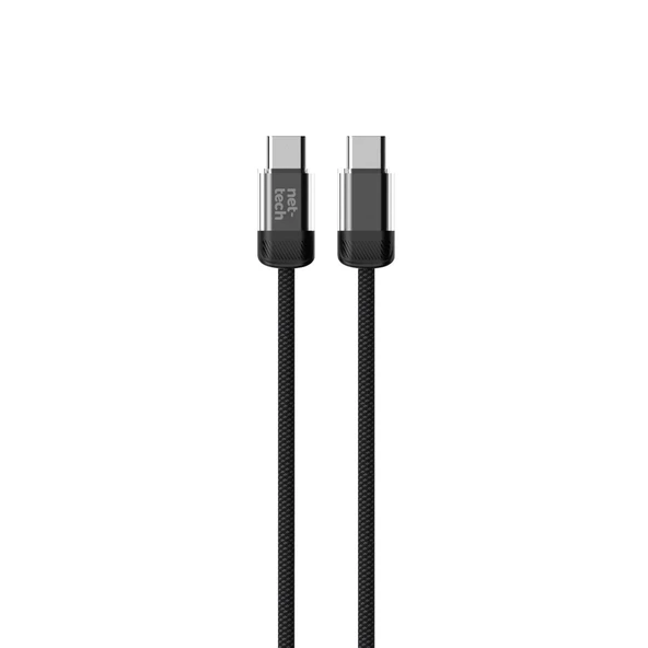 Nettech NT-DC47 60W Plastik 100 Cm Type-C To Type-C Şarj ve Data Kablosu NT-108318 ürün görseli 1