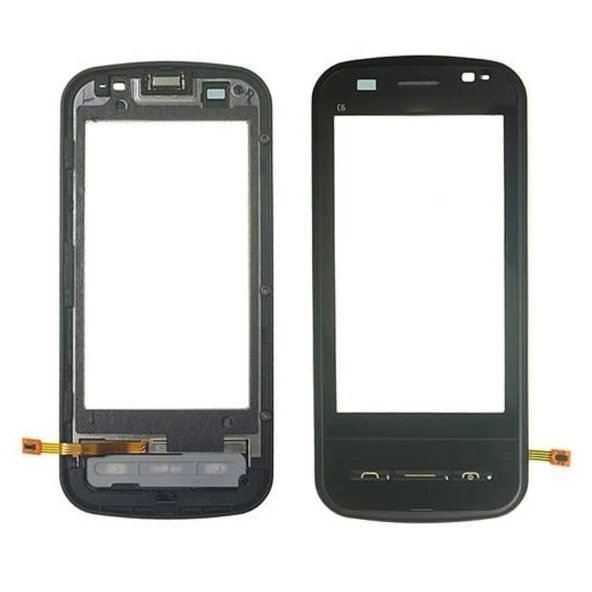 Teknonet Nokia C6 Uyumlu Dokunmatik Lens + Filmli VR-5417 ürün görseli 1