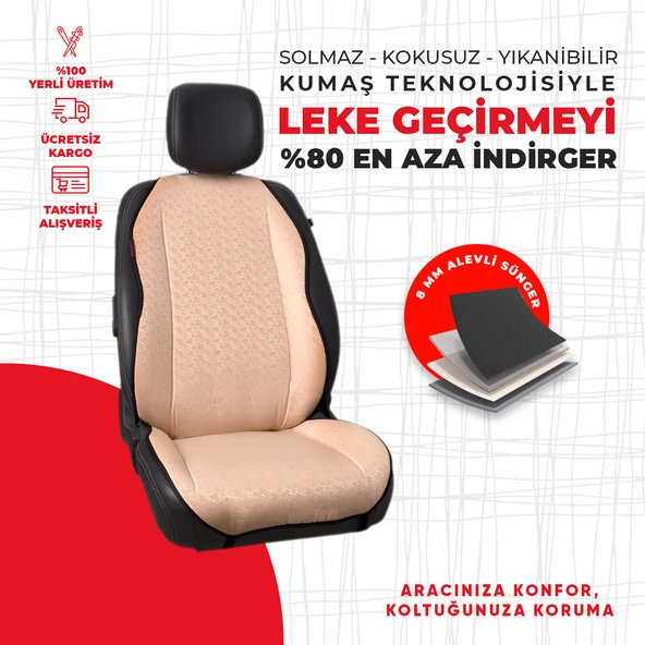 Krem Balpeteği Jakar Dokuma - Resim 4