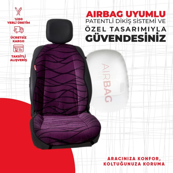 Mor Tay Tüyü Minder - Resim 2