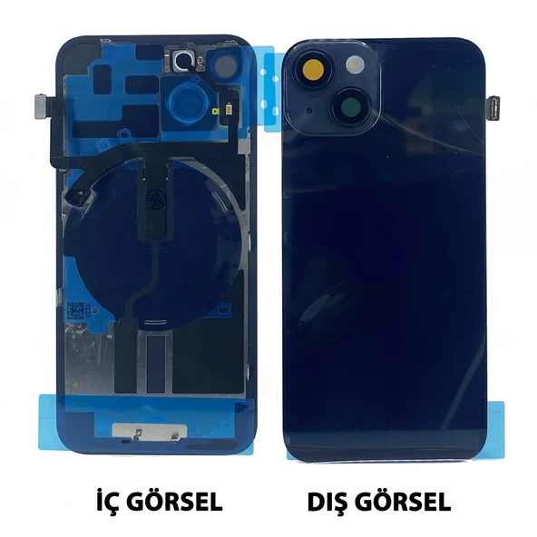 Teknonet Apple iPhone 14 Uyumlu Kamera Camlı Batarya Kapağı + Magsafe Flex NT-103910 ürün görseli 1