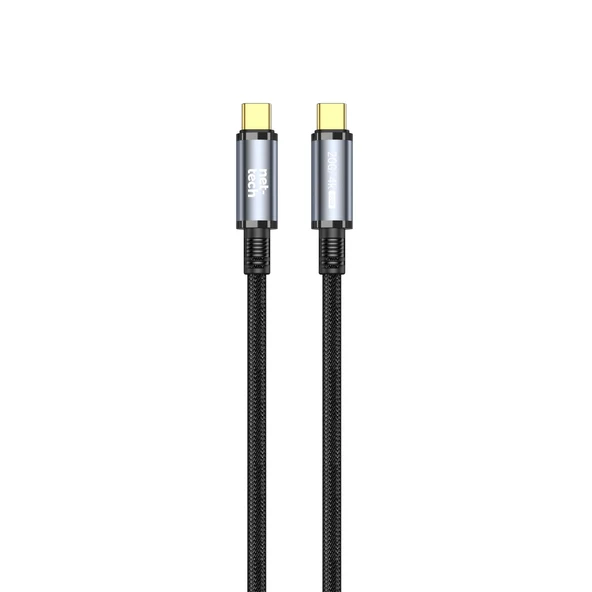 Nettech NT-DC49 USB3.2 20Gbps HDTV Plastik 100 Cm Type-C To Type-C Şarj ve Data Kablosu NT-108322 ürün görseli 1