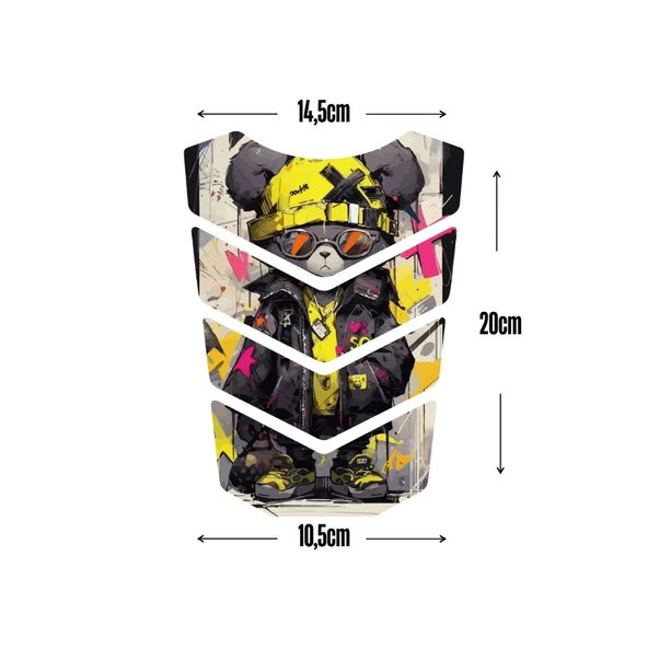 Grippatch Universal Renkli Tank Pad (R-U-3) - Resim 2