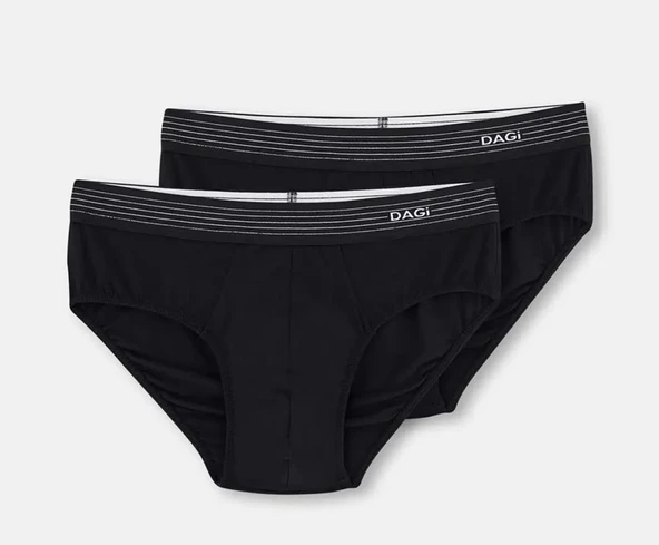 2 li Paket Dagi Erkek Mikro Modal Slip Külot D4180 ürün görseli 1
