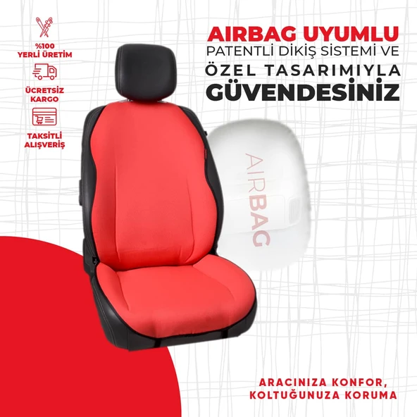 Kırmızı Custom Jakar Dokuma Minder - Resim 2
