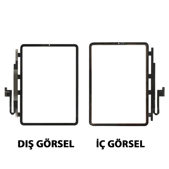 Teknonet Apple iPad Pro 11 inç Uyumlu Dokunmatik Lens + Oca + Polarize + Çerçeve NT-101770 ürün görseli 1